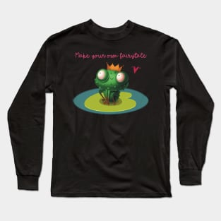 Might the frog be the prince? Kiss the frog! Happy Valentine’s Day! Long Sleeve T-Shirt